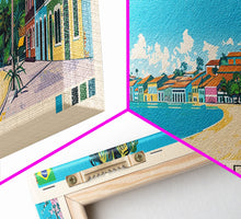 Cargar imagen en el visor de la galería, Contagem, Brazil Panoramic Canvas Print, Contagem, Brazil Painting, Brazil Art, Contagem Travel Poster, Travel Art, Guest Room Painting