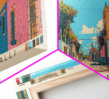 Load image into Gallery viewer, Cuautitlan Izcalli, Mexico Panoramic Canvas Print, Cuautitlan Izcalli, Mexico Painting, Mexico Art, Cuautitlan Izcalli Travel Poster, Travel Art, Guest Room Painting