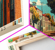 Load image into Gallery viewer, Duque de Caxias, Brazil Panoramic Canvas Print, Duque de Caxias, Brazil Painting, Brazil Art, Duque de Caxias Travel Poster, Travel Art, Housewarming Gift