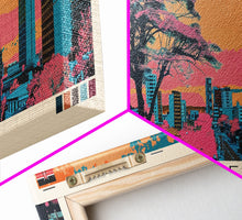 Load image into Gallery viewer, Eldoret, Kenya Panoramic Canvas Print, Eldoret, Kenya Painting, Kenya Art, Eldoret Travel Poster, Travel Art, Guest Room Painting