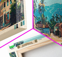 Carregar imagem no visualizador da galeria, Kenema, Sierra Leone Panoramic Canvas Print, Kenema, Sierra Leone Painting, Sierra Leone Art, Kenema Travel Poster, Travel Art, Vacation Gift