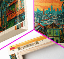 Carregar imagem no visualizador da galeria, Kumasi, Ghana Panoramic Canvas Print, Kumasi, Ghana Painting, Ghana Art, Kumasi Travel Poster, Travel Art, Living Room Painting