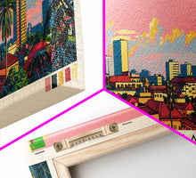 Carregar imagem no visualizador da galeria, Lusaka, Zambia Panoramic Canvas Print, Lusaka, Zambia Painting, Zambia Art, Lusaka Travel Poster, Travel Art, Guest Room Painting