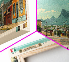 Load image into Gallery viewer, Reynosa, Mexico Panoramic Canvas Print, Reynosa, Mexico Painting, Mexico Art, Reynosa Travel Poster, Travel Art, Guest Room Painting