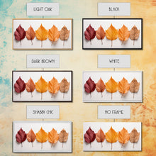 Carregar imagem no visualizador da galeria, Autumn Leaves Photography Study, Framed Canvas Print, Fall Decor, Autumn Decor, Fall Centerpiece, Seasonal Art, Fall Centerpiece, Fall Art