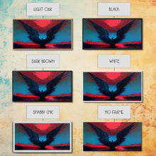 Load image into Gallery viewer, Angel Gabriel, Angelic Art, Gothic Angel Framed canvas print, cool colorful wall decor