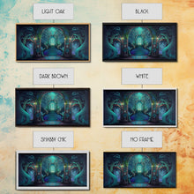 Cargar imagen en el visor de la galería, Fantasy wall art, canvas print, magical forest, fantasy landscape art, ready to hang wall art