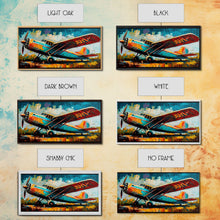 Carregar imagem no visualizador da galeria, Aeroplane Art, Antique Airplane Painting Canvas Print, Framed Canvas Art, Above Sofa Art, Gift for RC Plane Pilot