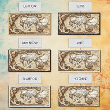 Carregar imagem no visualizador da galeria, Abstract fantasy world map, canvas print, middle earth style, wall art for nerds like me