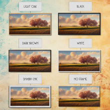 Carregar imagem no visualizador da galeria, A lone tree in a Texas field, Canvas print, Texan art, Prairies, fields and grass