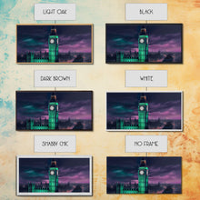 Load image into Gallery viewer, Big Ben Wall Art, London Landscape, Cityscape Wall Art, England Wall Decor, Panoramic Wall Decor, Canvas Print, Wall Art, Framed Canvas Art