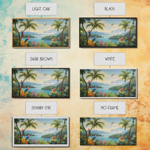 Load image into Gallery viewer, Animal Wall Art, Bird Art Print, Wall Hanging, Parrot Painting, Tropical Wall Art, Panoramic Art, Wall Art, Canvas Art, Landscape Art