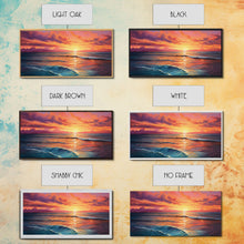 Load image into Gallery viewer, Beach Art, Framed Canvas Print, Beach Wall Art, Gift For Him, Above Sofa Art, Centerpiece Art, Wall Decor, Beach Print, Beach Wall Decor