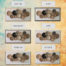 Load image into Gallery viewer, Basket Wall Decor Framed Canvas Print, Boho Wall Art, Wicker Round Bowl Art, Wicker Wall Art Print