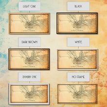 Load image into Gallery viewer, El Paso Texas Vintage Map Print, El Paso Map, Texas Map Art, El Paso City Road Map Poste, Vintage Gift Map, Travel Vacation Art, Rustic Map