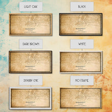 Load image into Gallery viewer, Budapest Hungary map print poster or framed canvas, Budapest map print poster canvas, Budapest map print poster canvas, Vintage Travel Art