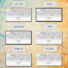 Carregar imagem no visualizador da galeria, Dublin Street Map, Ireland Map, Map Art, Minimalist Art, Wall Art, Canvas Art, Game Room Décor, Man Cave Wall Décor, Industrial Décor