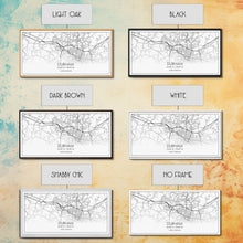 Load image into Gallery viewer, Durham Street Map, North Carolina Map, Map Art, Minimalist Art, Wall Art, Canvas Art, Trendy Room Décor, Bar Room Décor, Teacher Gift