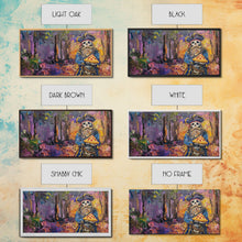 Load image into Gallery viewer, Do Ghost Pirates Eat Pizza? The Answer is Yes. Funny Halloween Wall Art, Framed Canvas Print