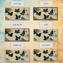 Load image into Gallery viewer, Butterfly canvas part, beautiful butterfly wall art, wall art for girls, living room art, guest room butterfly art