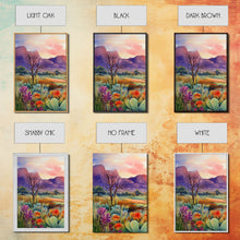 Carregar imagem no visualizador da galeria, Southwestern Desert Landscape 3 Piece Canvas Prints, Painting, Minimalist Art, Decor, Wall Decor, Wallpaper, Digital Prints, Wall Art