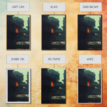 Carregar imagem no visualizador da galeria, 80s Style Cyberpunk Tokyo, Retrofuturism, Dystopian art, 3 piece wall art, 3 piece canvas print