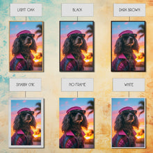 Load image into Gallery viewer, Dachshund Wall Print, Dog Wall Art, Dog Sunglasses, Dog In Pink Suit, Funny Art, Framed Wall Art, Framed Canvas, Wall Print, Wall Canvas