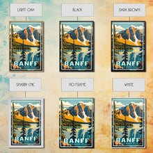 Load image into Gallery viewer, Banff, Canada Wall Art, Canada Art Print, Alberta, Travel Wall Print, Travel Poster, Travel Artwork, Travel Wall Art, Canvas Wall Print