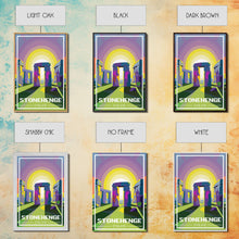 Load image into Gallery viewer, England Wall Art, Stonehenge Poster, Europe Wall Print, England Poster, Travel Wall Print, Travel Poster, Travel Wall Art, Canvas Wall Print
