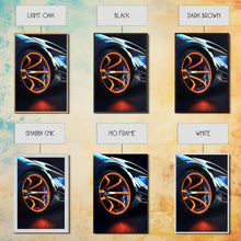 Carregar imagem no visualizador da galeria, Car Guy Wall Art, Exotic Super Car Deep Dish Rims, Office or Man Cave Art, Automotive Photography, Sports Car Wall Art