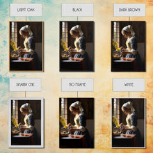 Load image into Gallery viewer, Baroque Art, Vermeer, Inspiration Art, Medieval Wall Art, Dutch Art, Canvas Print, Wall Art, Vertical Art, Country Home Art, Kitchen Prints