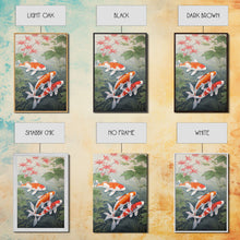 Carregar imagem no visualizador da galeria, Fish Painting, Zen Wall Art, Koi Fish Wall Art, Fish Wall Art, Canvas Print, Wall Art, Vertical Art, Southern Decor, Office Wall Decor