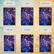 Cargar imagen en el visor de la galería, Cherry Blossom Art, Pink Flowers, Japanese Art, Sakura, Canvas Print, Wall Art, Vertical Art, Gift For Boss, Preppy Room Decor, Office Print