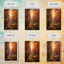 Carregar imagem no visualizador da galeria, Fall Wall Art, Trees Wall Decor, Forest Wall Art, Canvas Print, Wall Art, Vertical Art, Housewarming Gift, Rustic Wall Art, Bedroom Prints
