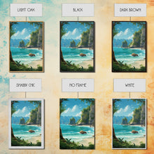 Load image into Gallery viewer, Beach Wall Art, Ocean Print, Seashore Wall Print, Canvas Print, Wall Art, Vertical Art, Birthday Gift, Beach House Wall Decor, Office Prints