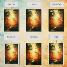 Carregar imagem no visualizador da galeria, Forest Wall Art, Trees Art Print, Sunset Print, Canvas Print, Wall Art, Vertical Art, Nature Lover Gift, Camper Wall Decor, Country Wall Art