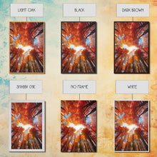 Carregar imagem no visualizador da galeria, Fall Wall Art, Trees Art Print, Nature Wall Art, Canvas Print, Wall Art, Vertical Art, Nature Lover Gift, Modern Office Art, Living Room Art