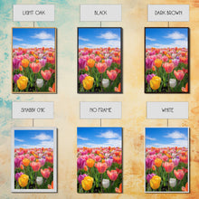 Load image into Gallery viewer, Tulip Print, Flower Wall Art, Vibrant Wall Art, Canvas Print, Wall Art, Vertical Art, Dining Room Prints, New Homeowner Gift, Ranch Decor