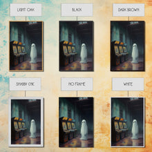 Carregar imagem no visualizador da galeria, Ghost in an Abandoned Arcade, Nostalgia Canvas, Art Canvas Print, Dark Academia, Gothic Retro, Game Room Art, Halloween Decoration