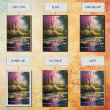 Load image into Gallery viewer, Zen Wall Art, Lake Wall Art, Lotus Print, Canvas Print, Set Of 3 Prints, Wall Art, 3 Piece Wall Art, Dining Room Decor, Home Decor Prints