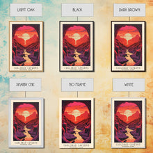 Load image into Gallery viewer, Carlsbad Caverns National Park Travel Poster Print, Canvas Print Wall Art, New Mexico Travel Art, Midcentury Modern Travel Decor