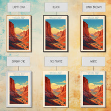 Carregar imagem no visualizador da galeria, Capital Reef National Park Travel Poster Print, Canvas Print Wall Art, Utah Travel Art, Midcentury Modern Travel Decor