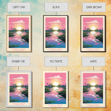 Carregar imagem no visualizador da galeria, Everglades National Park Florida Travel Art, National Park Print, Minimalist Travel Art, Midcentury Modern Style Landscape Painting