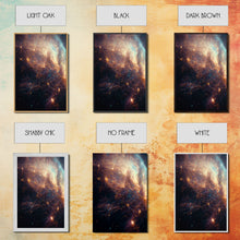 Carregar imagem no visualizador da galeria, Galaxy of Stars, Scifi, String Theory, 3 Piece Wall Art, Ready To Hang Canvas Print, Cool Living Room Wall Art Decor