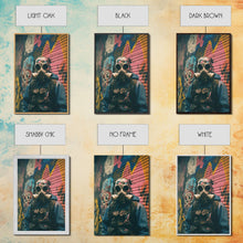 Cargar imagen en el visor de la galería, Gas Mask, Urban Wall Art, Graffiti, Canvas Print, Wall Hanging, Portrait Art, Bedroom Prints, Modern Home Decor, Dorm Room Art, RV Decor