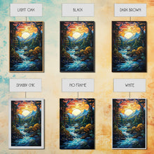 Carregar imagem no visualizador da galeria, Abstract Wall Art, Nature Wall Art, Forest Print, Canvas Print, Wall Hanging, Portrait Art, River Art, Office Wall Decor, Housewarming Gift