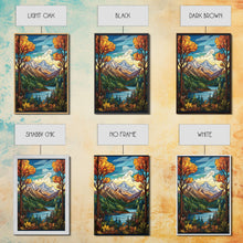 Carregar imagem no visualizador da galeria, Abstract Nature Print, Forest Wall Art, Canvas Print, Wall Hanging, Portrait Art, Nature Wall Art, Bedroom Prints, Landscape Art Print