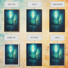 Carregar imagem no visualizador da galeria, Abandoned Building, Spooky Art Print, Horror Home Decor, Canvas Print, Wall Hanging, Portrait Art, Anniversary Gift, Tiny House Decor