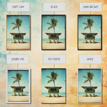 Load image into Gallery viewer, Beach Wall Art, Palm Tree Wall Art, Tropical Art, Canvas Print, Wall Hanging, Portrait Art, Anniversary Gift, Above Bed Art, Bedroom Prints