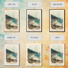 Load image into Gallery viewer, Altinkum Beach, Turkey Watercolor Beach Print, Vacation Gift, Turkey Wall Art, Beach Painting, Beach Decor, Beach Painting